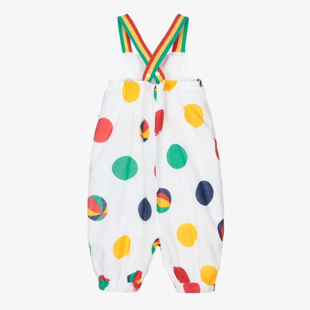 White Beach Ball Dungarees