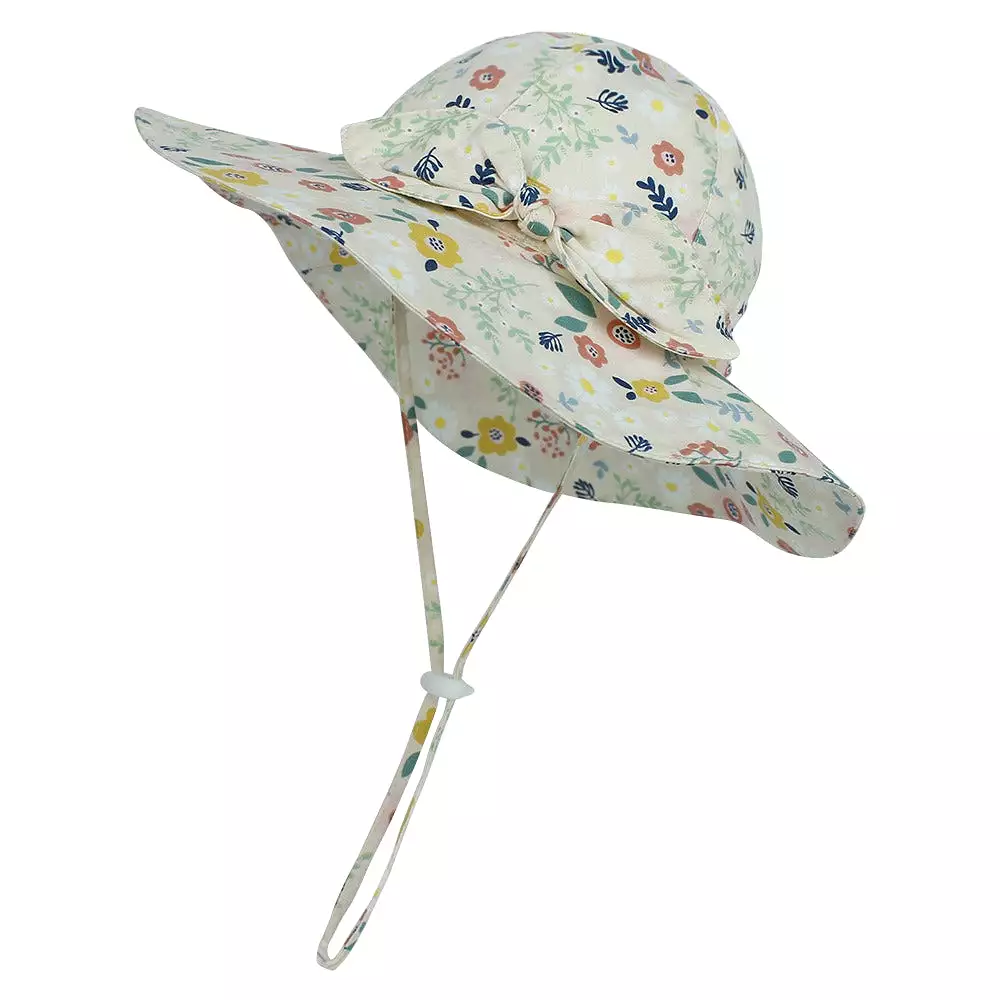 Wide Brim Baby Sun Hat — Daisy Days