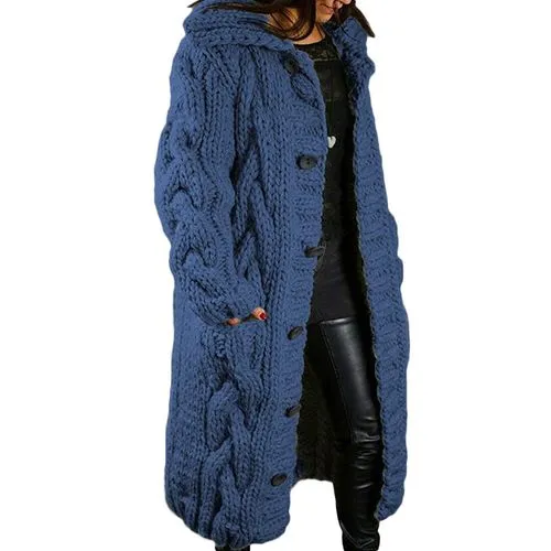 Women's Coat Long Sleeve Sweaters & Cardigans Patchwork Fashion Solid Color