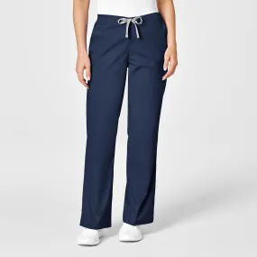 WonderWORK Women's Flare Leg Scrub Pant - Navy