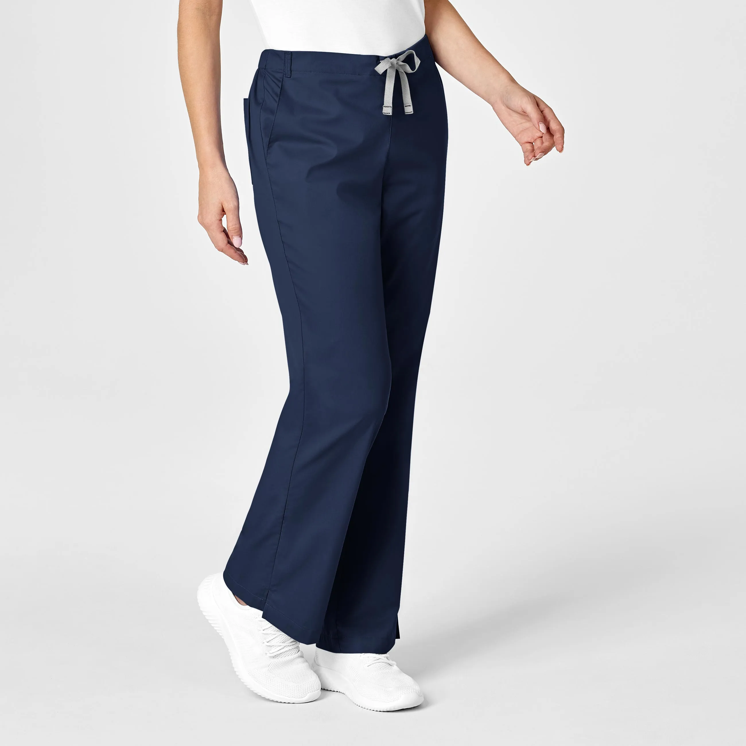 WonderWORK Women's Flare Leg Scrub Pant - Navy