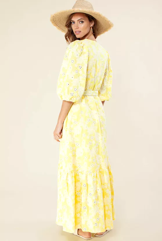 Yellow Gail maxi dress