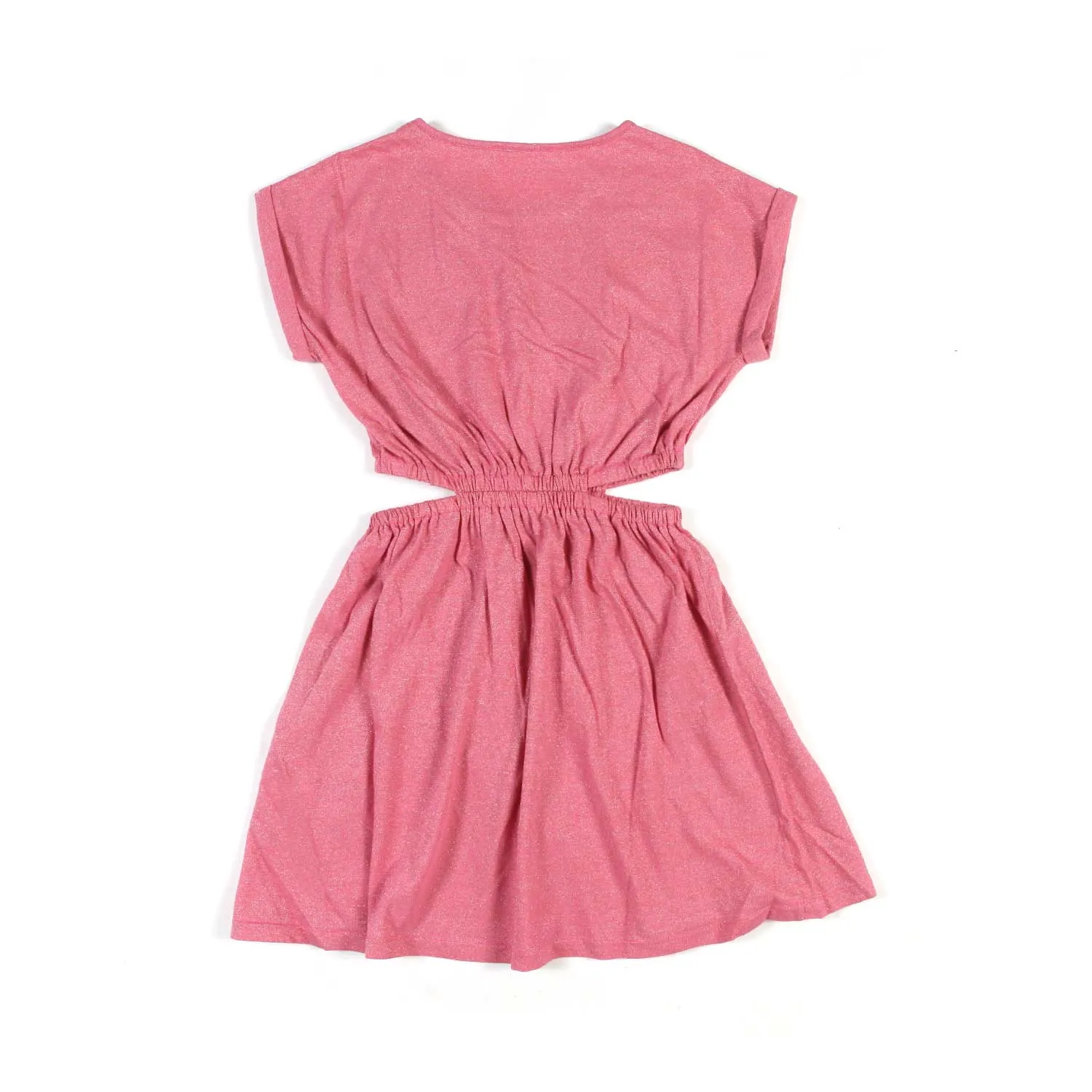 Zhoe & Tobiah Antique Pink Dress With Cut Out For Girls