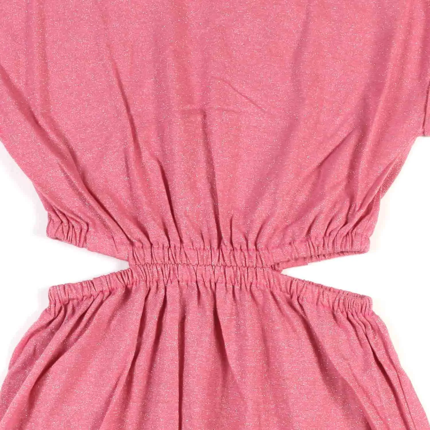 Zhoe & Tobiah Antique Pink Dress With Cut Out For Girls