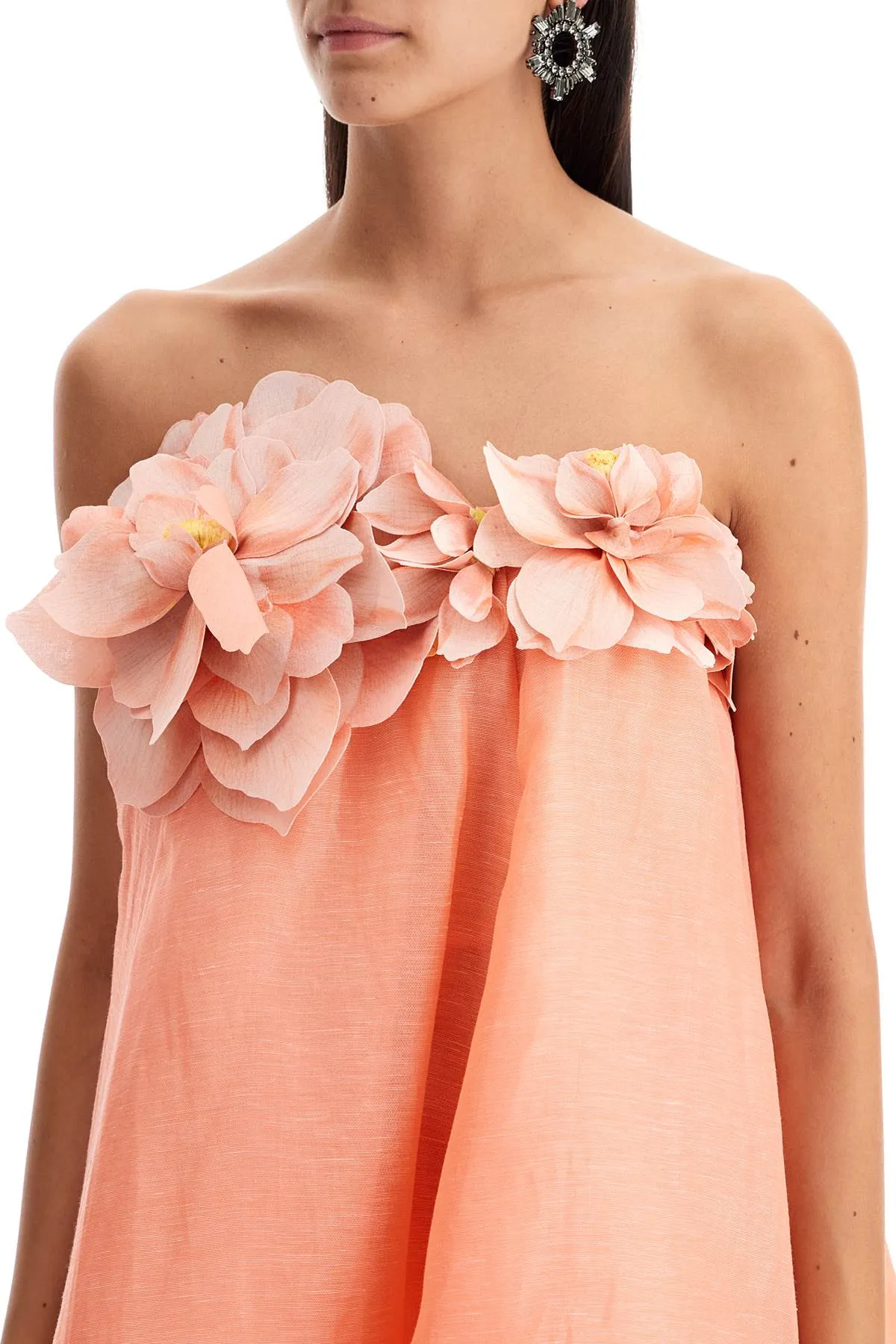 ZIMMERMANN Floral Petal Mini Dress